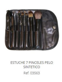 ESTUCHE 7 PINCELES PELO...