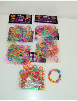 GOMITAS TRENZAS VARIOS COLORES