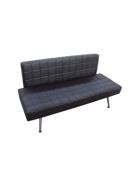 SOFA DE ESPERA ECO TAPIZ NEGRO