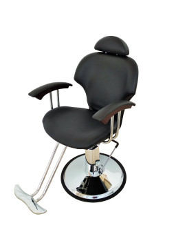 SILLON ARES TAPIZADO NEGRO