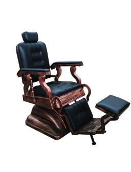 SILLON POSEIDON TAPIZADO NEGRO