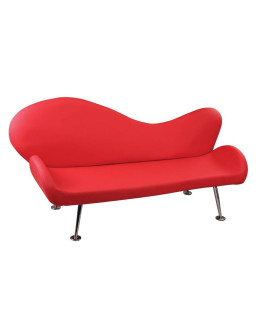 SOFA DE ESPERA ROJO TMR02R