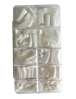 TIPS UÑAS BLANCO 500 UDS.