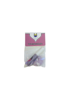 SET 24 TIPS UÑAS BLANCAS +...